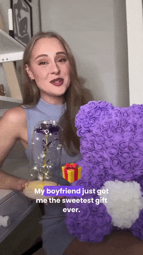 Enchanted Sparkly Rose